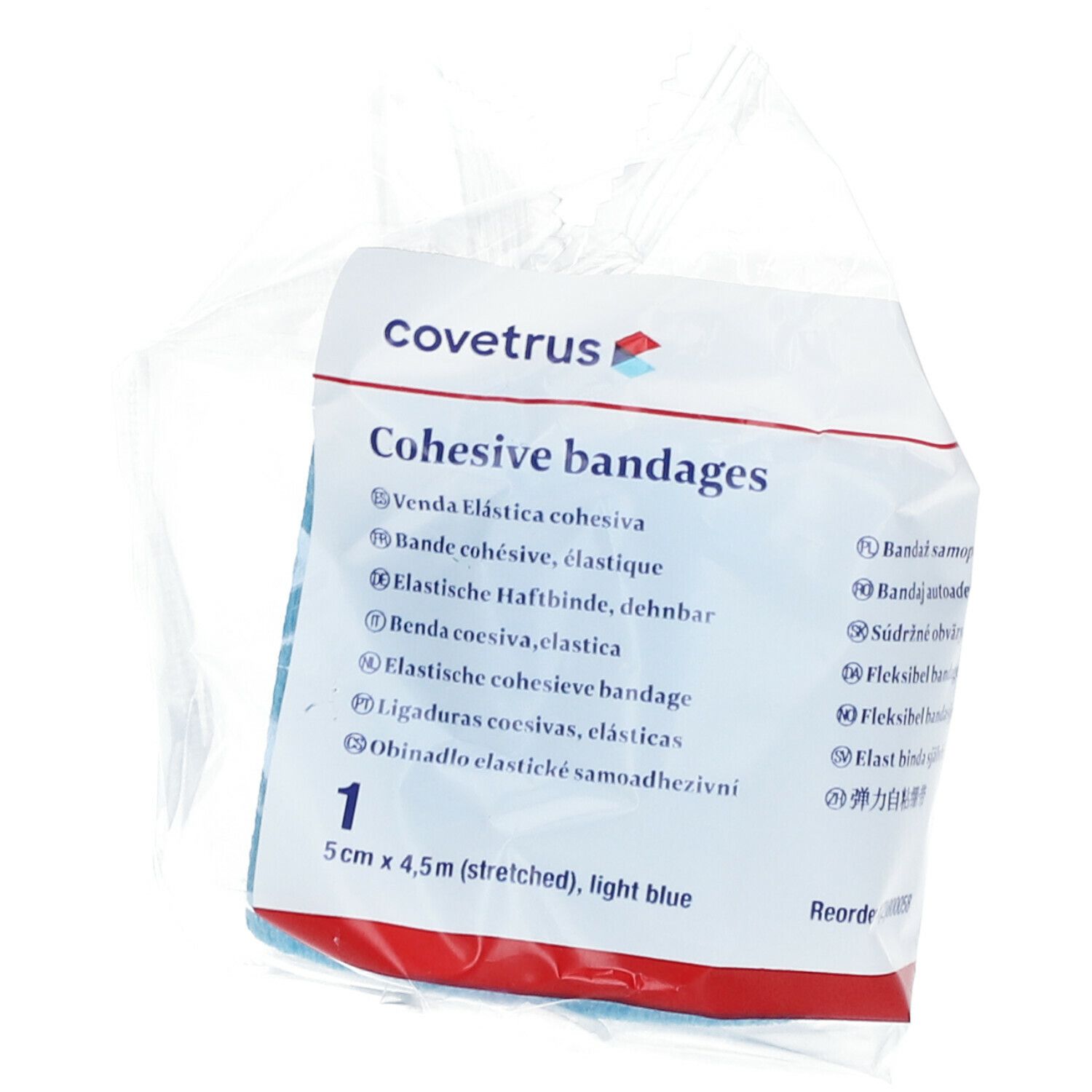 covetrus Pansements adhésifs 5cm x 4,5m bleu clair
