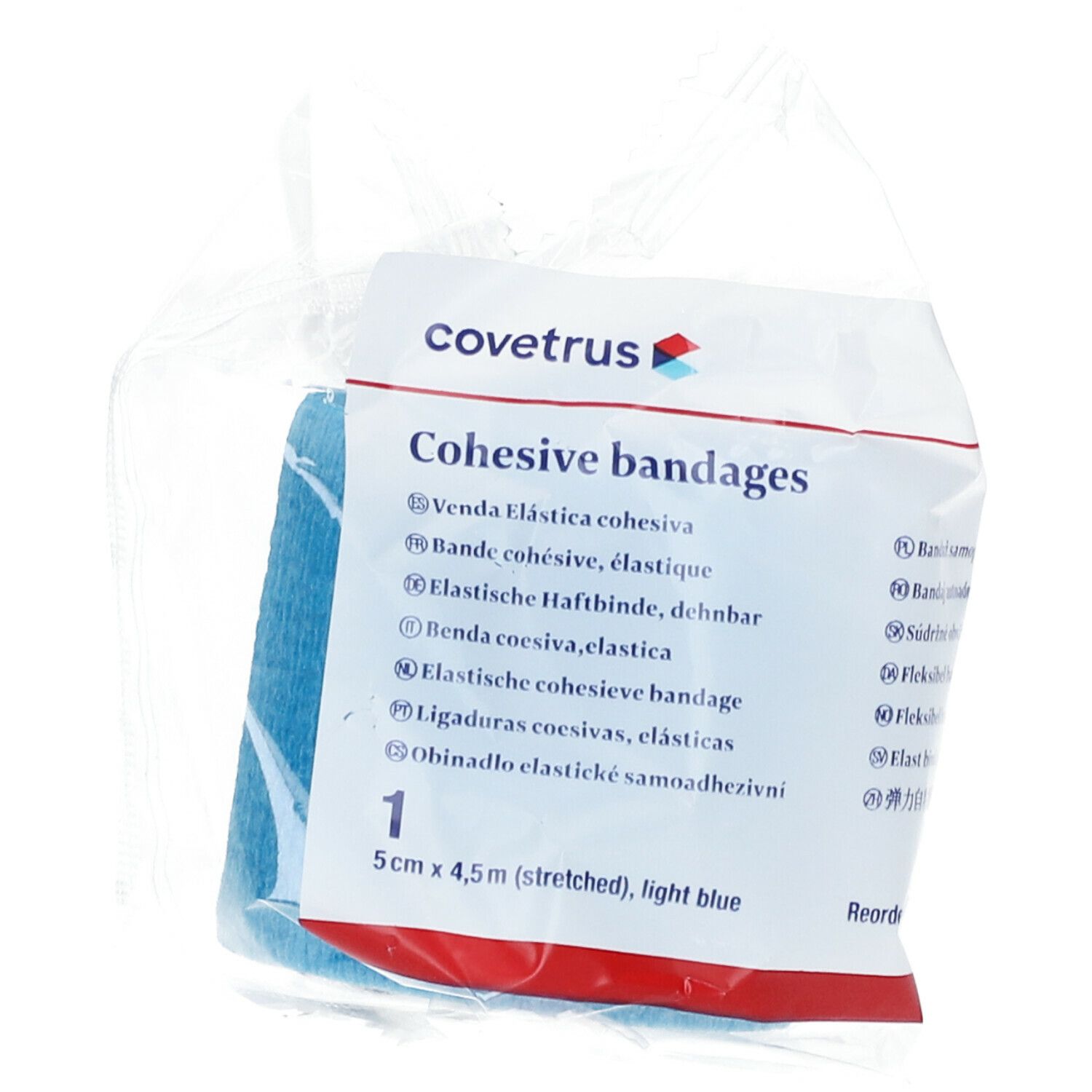 covetrus Pansements adhésifs 5cm x 4,5m bleu clair