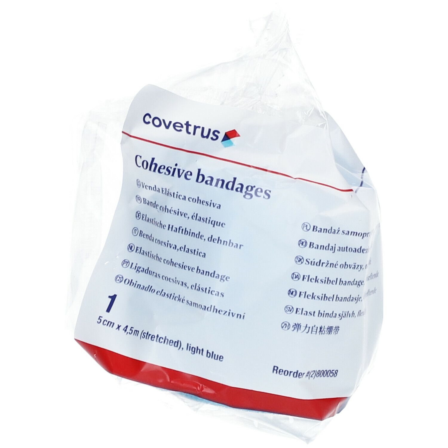 covetrus Pansements adhésifs 5cm x 4,5m bleu clair
