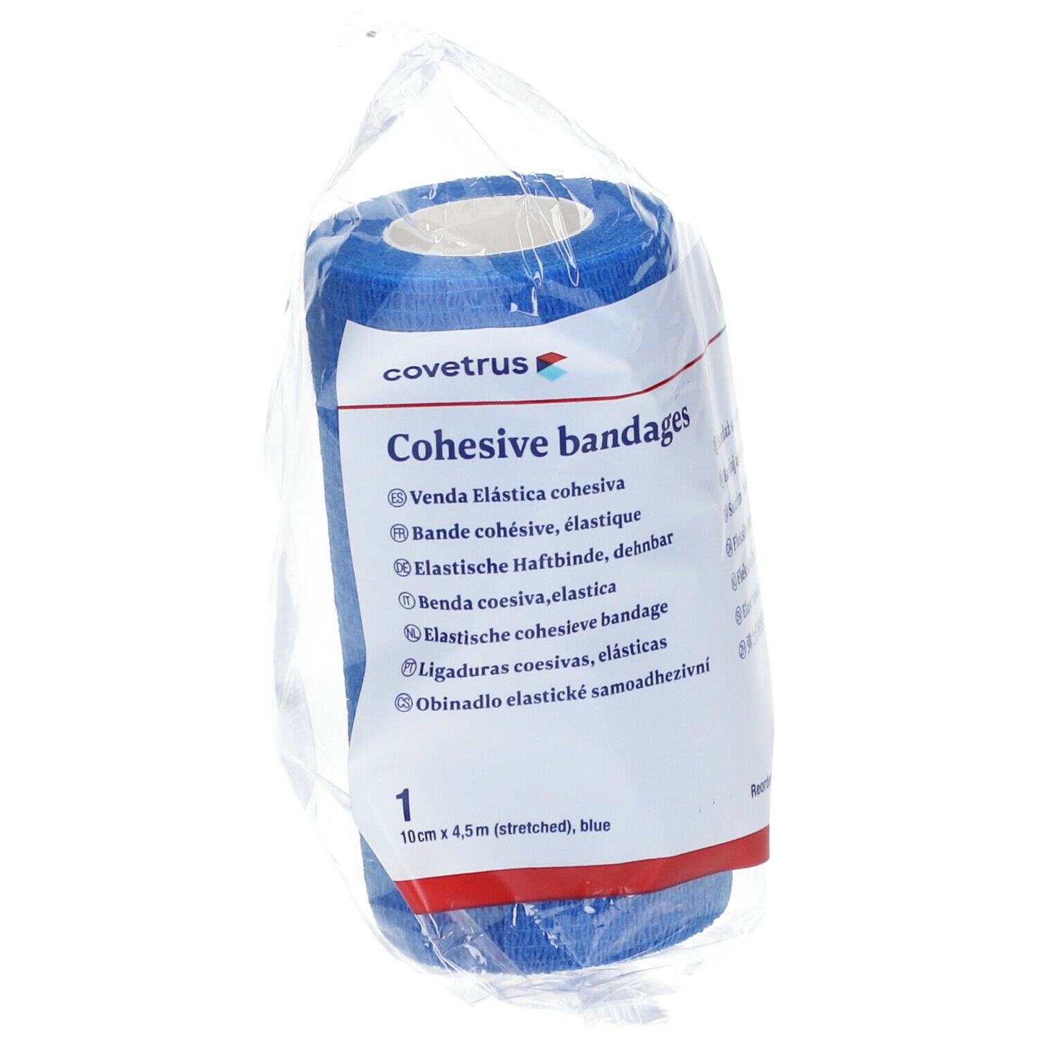 covetrus Pansements adhésifs 10cm x 4,5m bleu