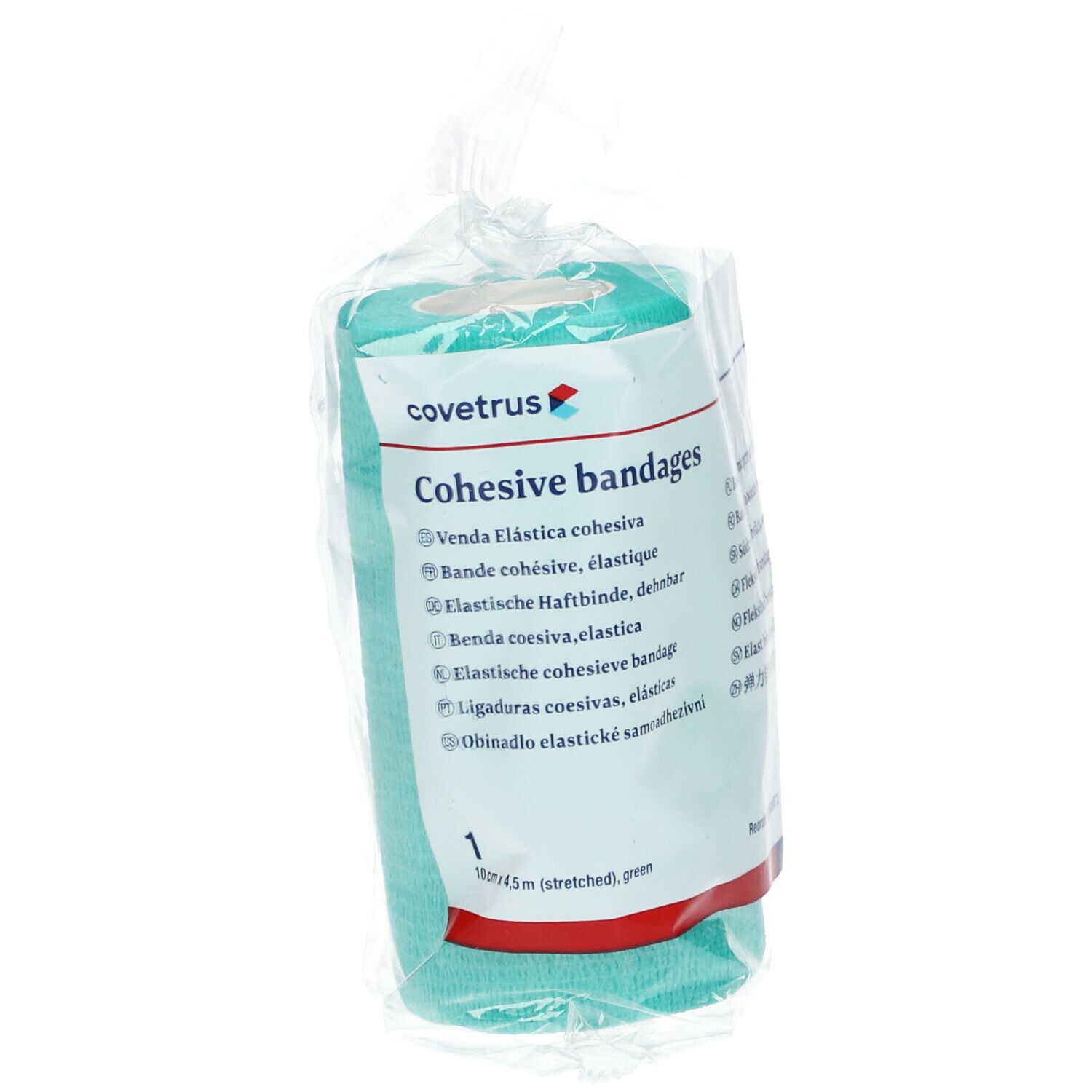 covetrus Pansements adhésifs 10cm x 4,5m verts