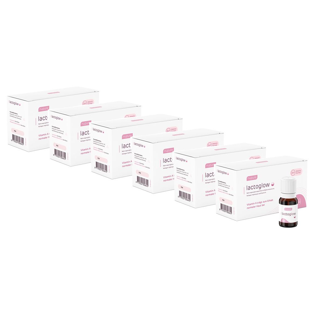 Nupure lactoglow - Kollagen und Milchsäurebakterien  für strahlende Haut