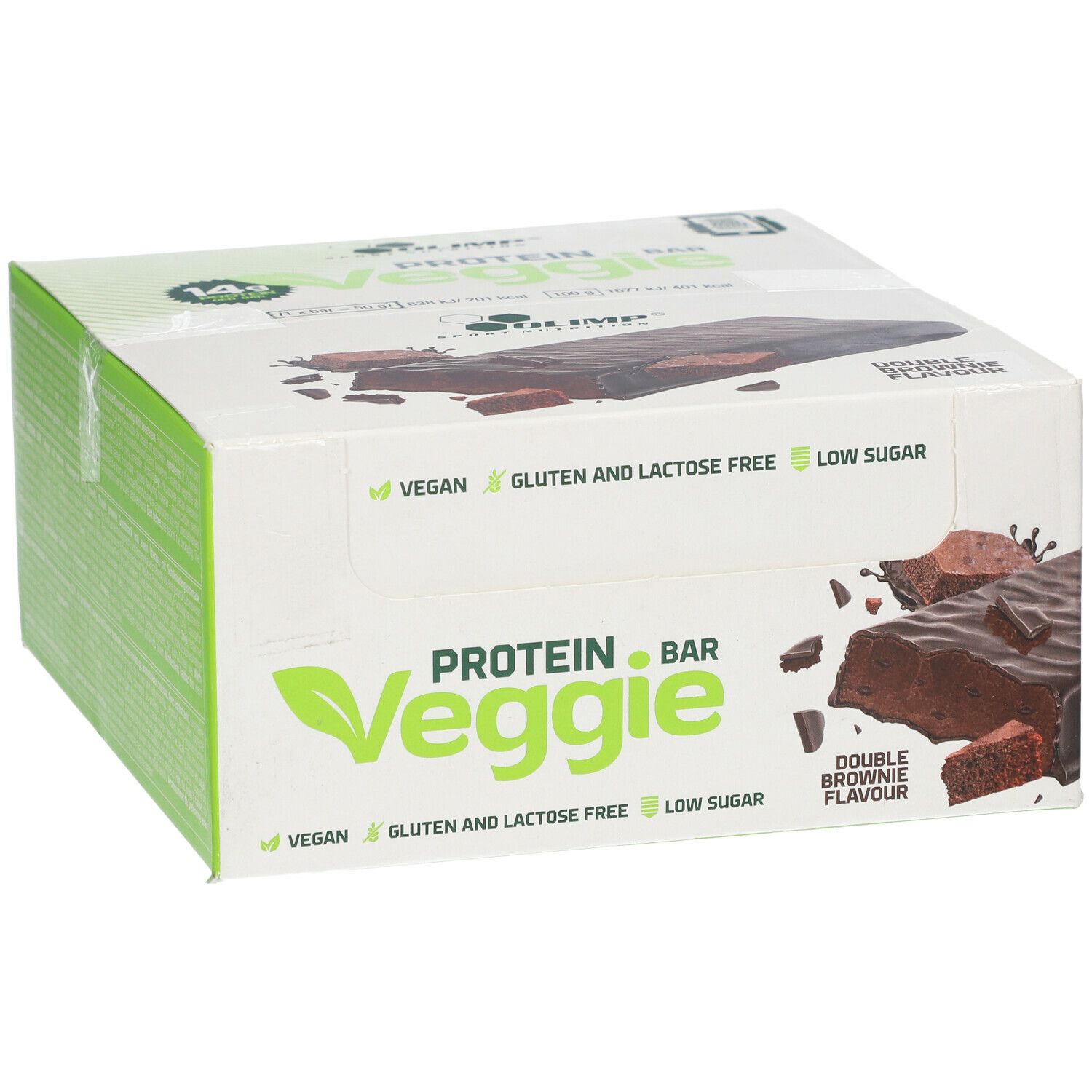 OLIMP® PROTEIN BAR Veggie DOUBLE BROWNIE