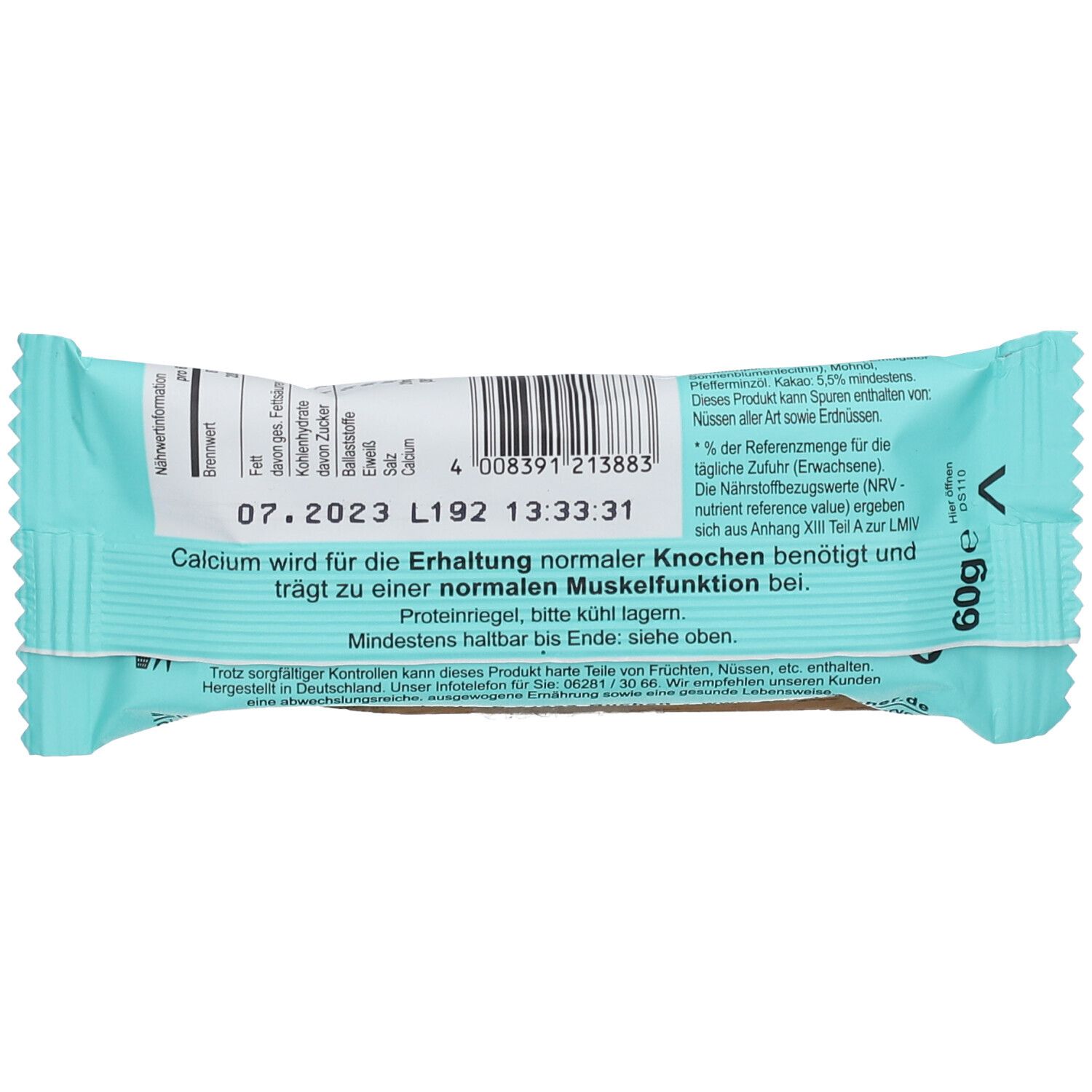 Seitenbacher® Protein-Riegel Minze