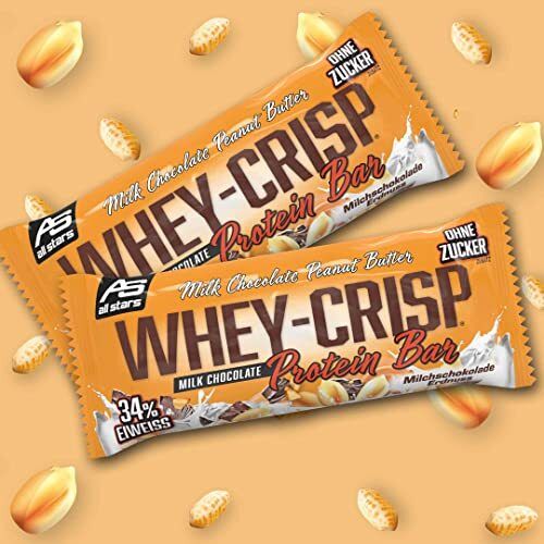 All Stars® WHEY-CRISP Barre protéinée Chocolat au lait Beurre de cacahuète