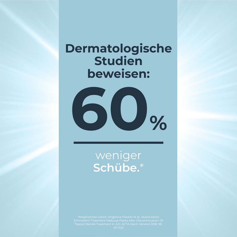 Texte : Les études dermatologiques prouvent : 60 % de poussées en moins.