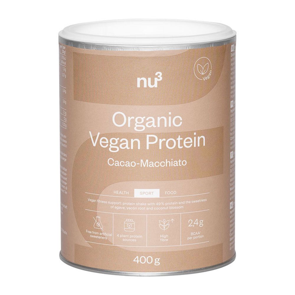 nu3 Shake protéiné vegan choco-macchiato bio