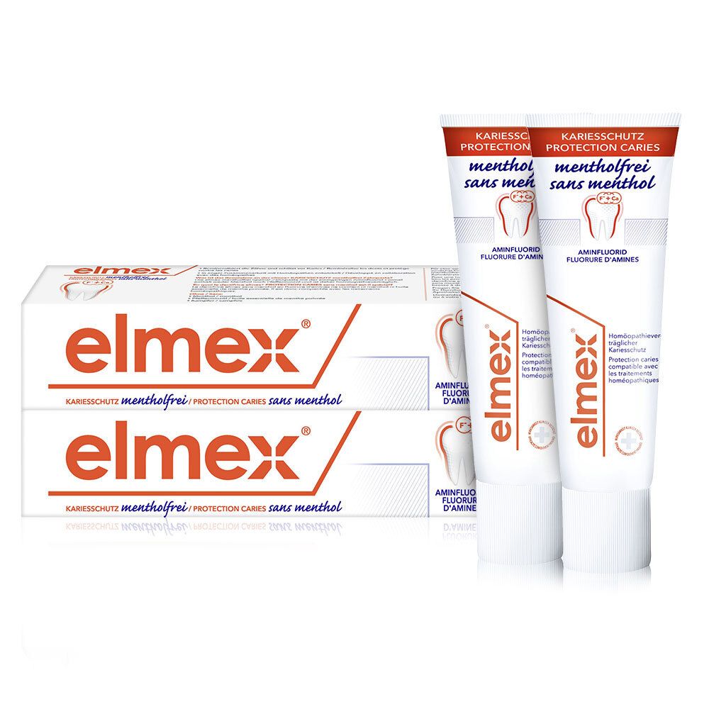 ELMEX dentifrice anti-carie sans menthol