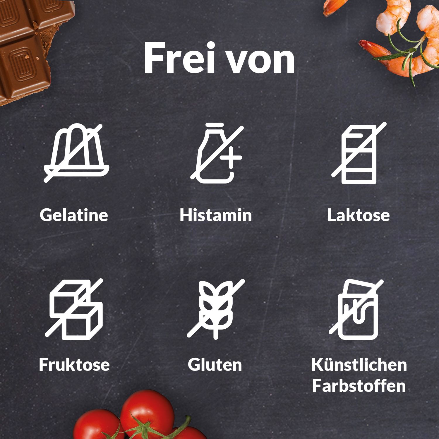 DAOSiN® Tabletten zur Ergänzung des körpereigenen DAO-Enzyms zum Histaminabbau aus der Nahrung