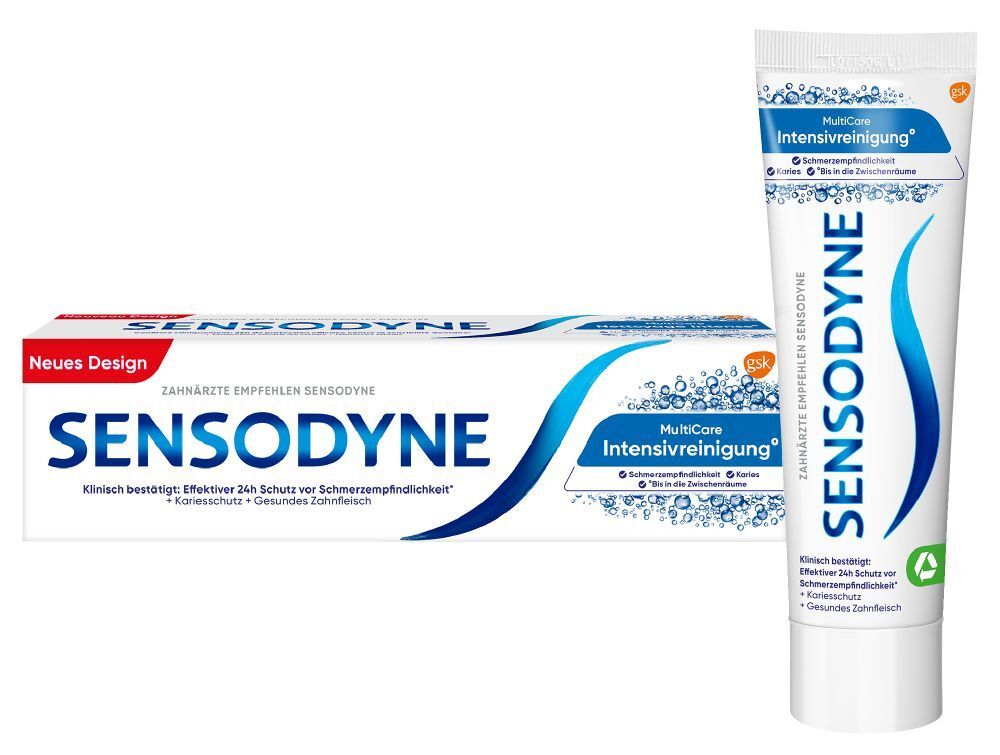 SENSODYNE MultiCare Dentrifrice soin fraicheur intense