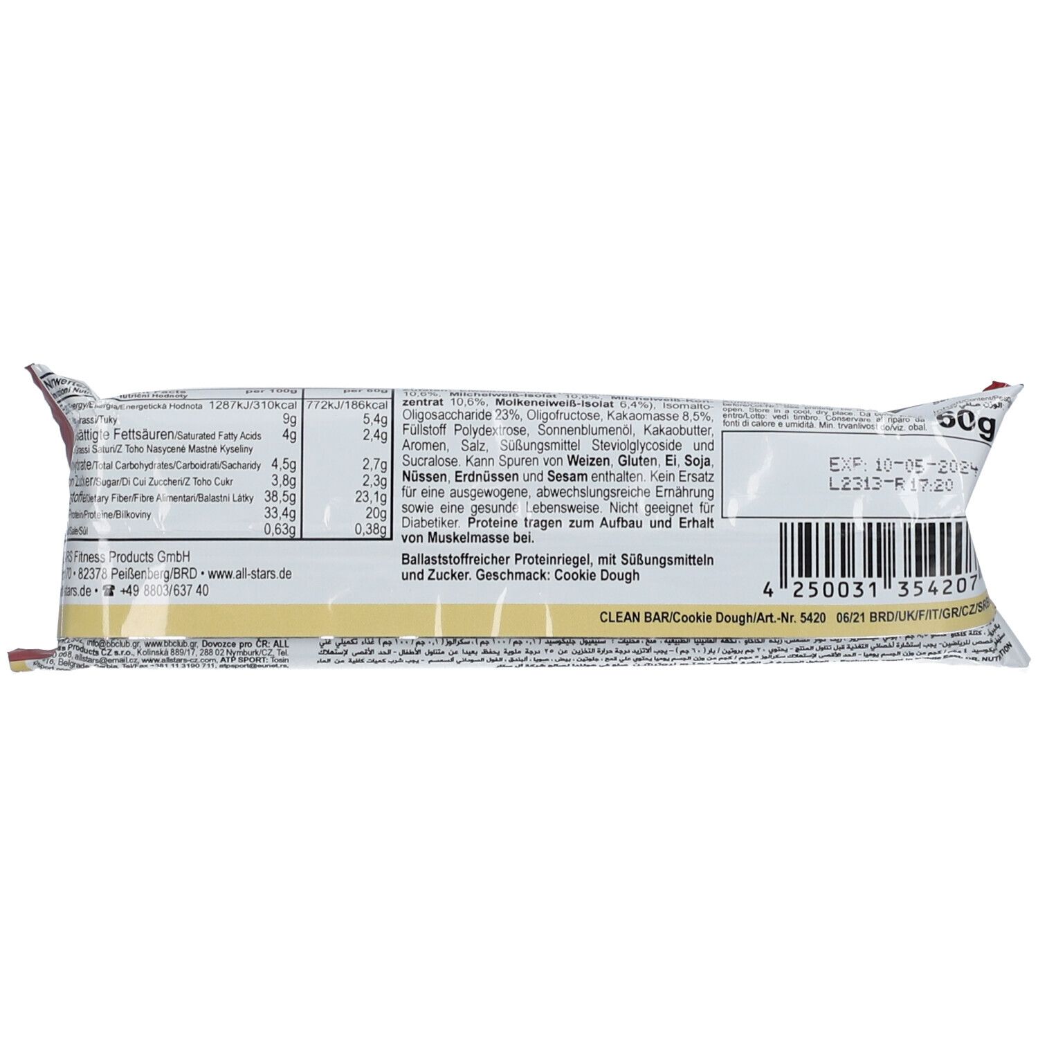 ALL STARS Clean Bar Cookie Dough