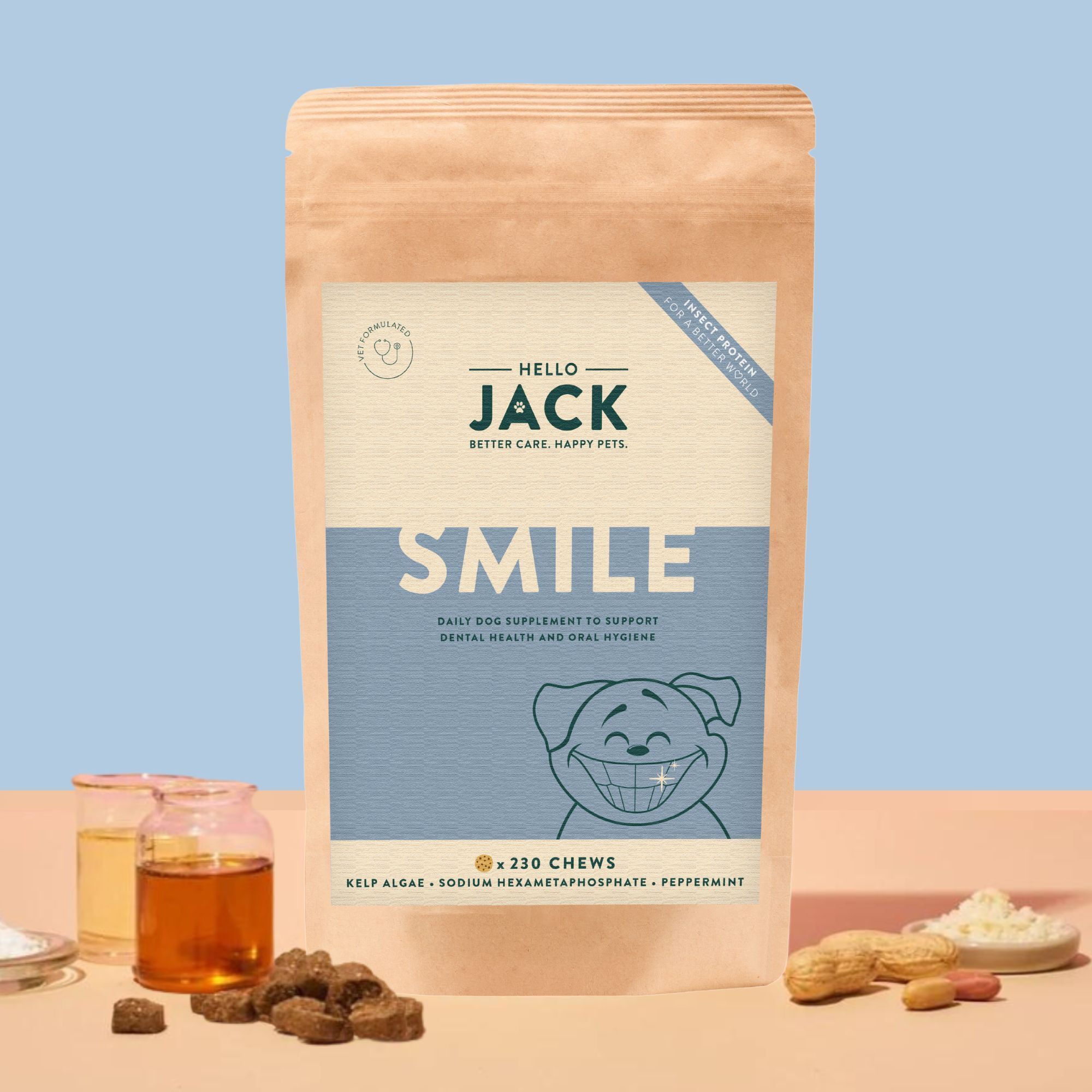 HELLO JACK Smile Complément alimentaire pour chien