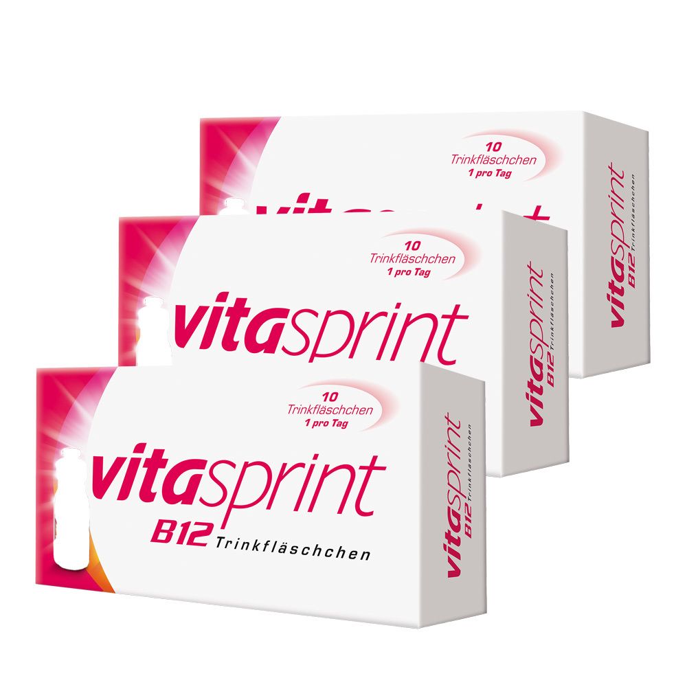 VITASPRINT B12 Trinkfläschchen Dreierpack
