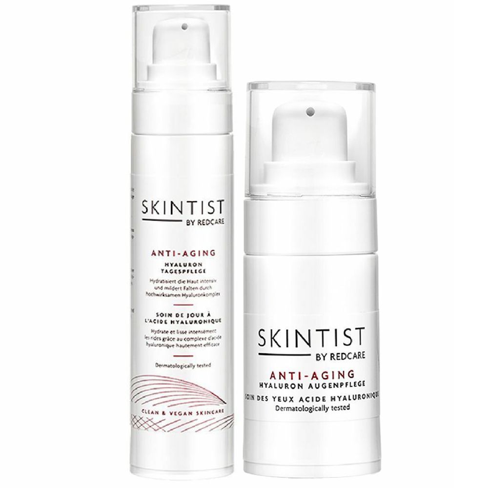 SKINTIST ANTI-AGING Soin de jour à l'acide hyaluronique + soin contour des yeux