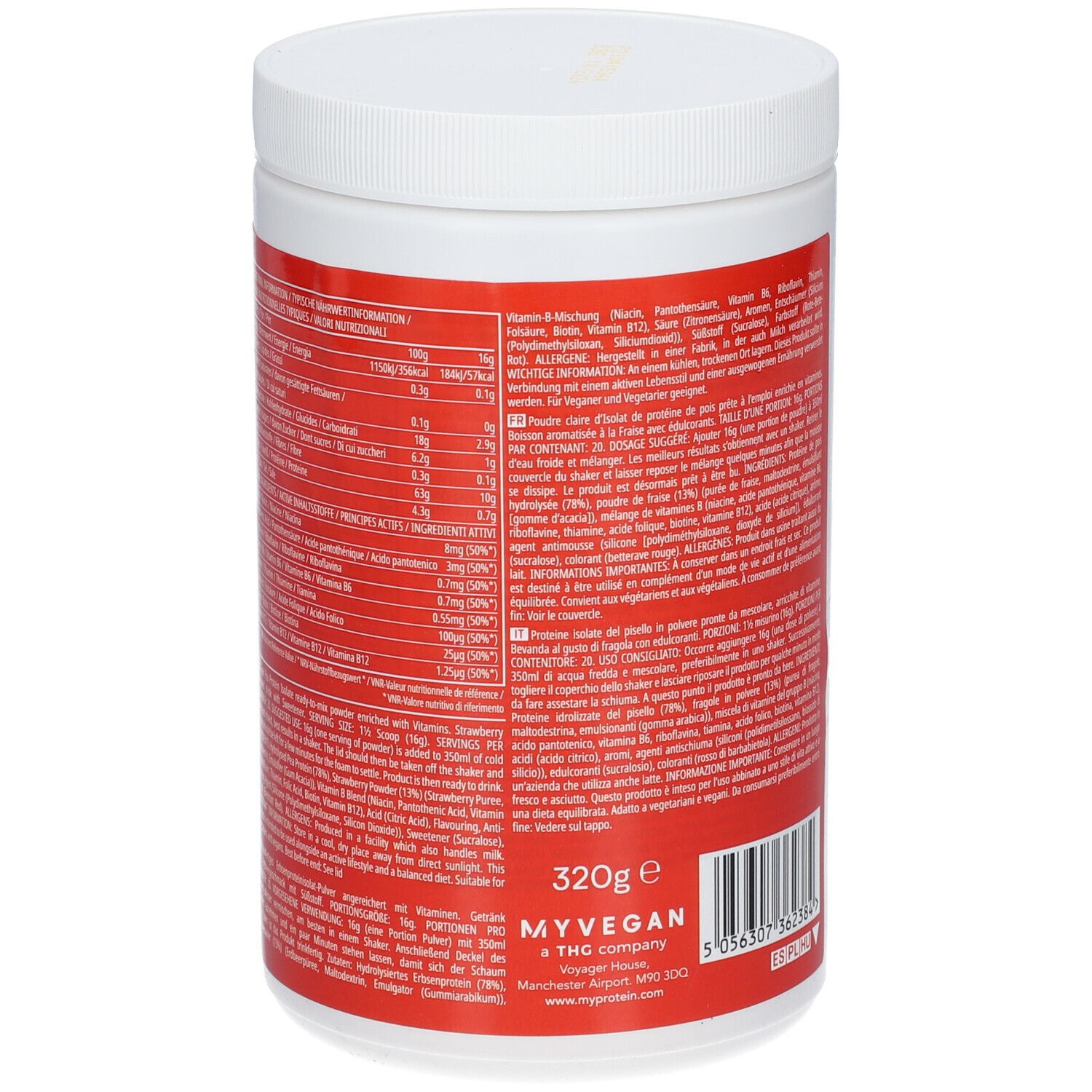 MyProtein Clear Vegan Protein Strawberry