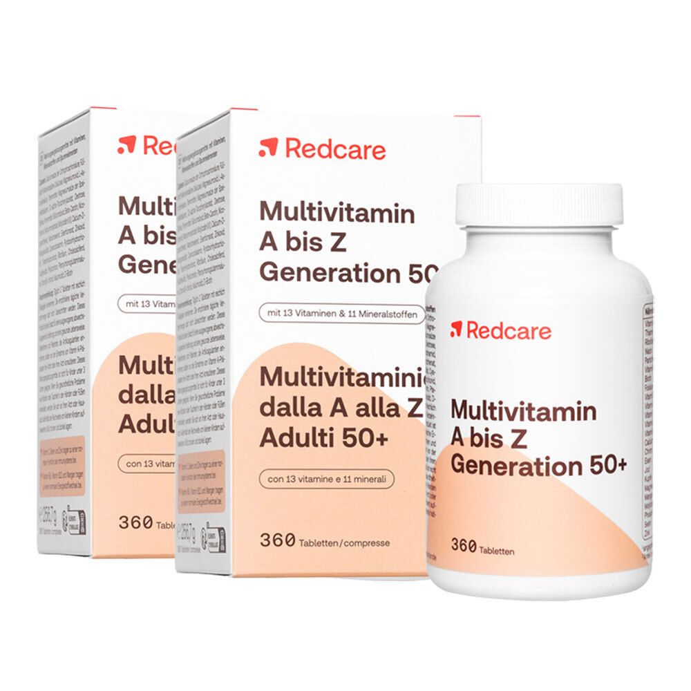 Redcare Multivitamin A bis Z 50+