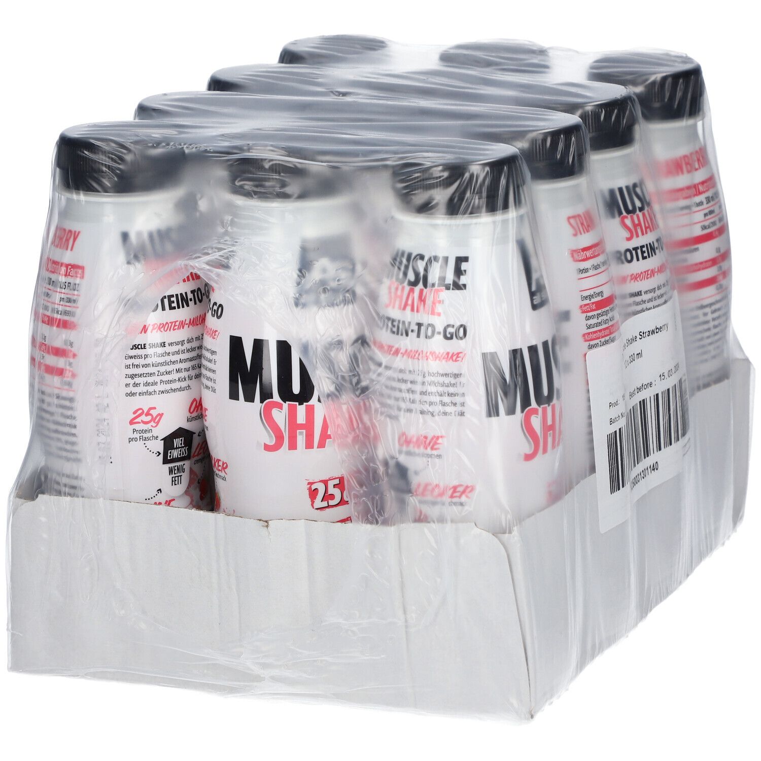 All Stars® Muscle Shake Erdbeere High Protein
