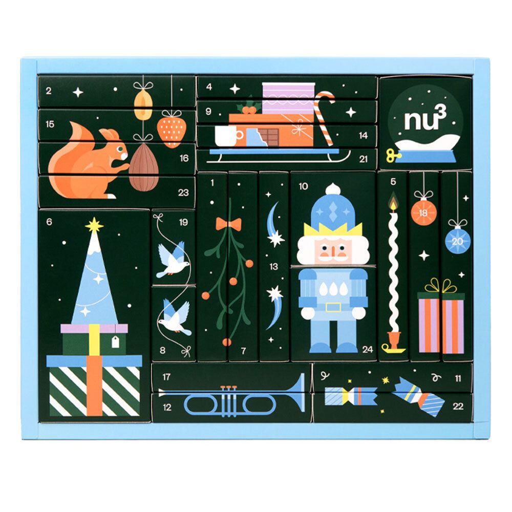 nu3 Adventskalender für Fitnessfans & Snackliebhaber