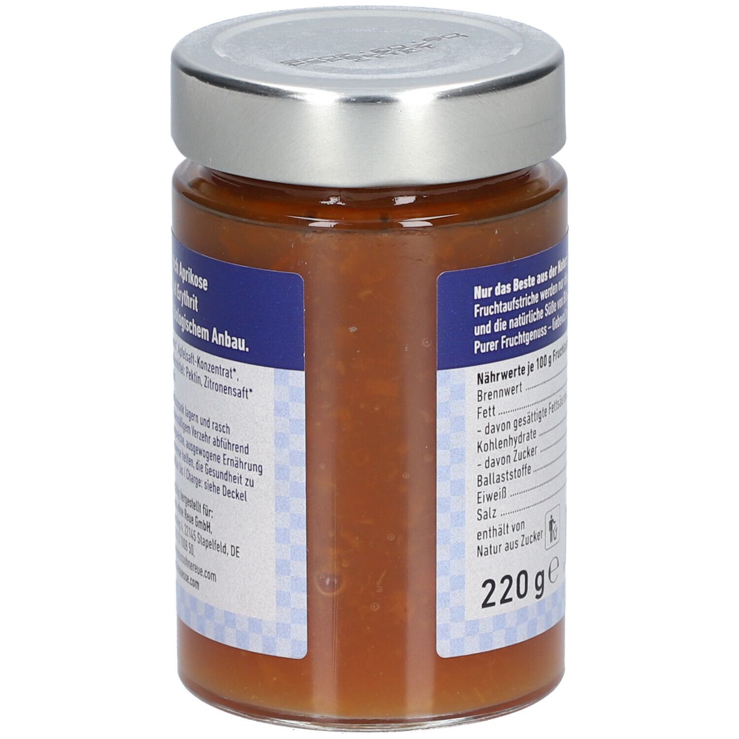 BIOSUßE Pâte à tartiner bio à l'abricot