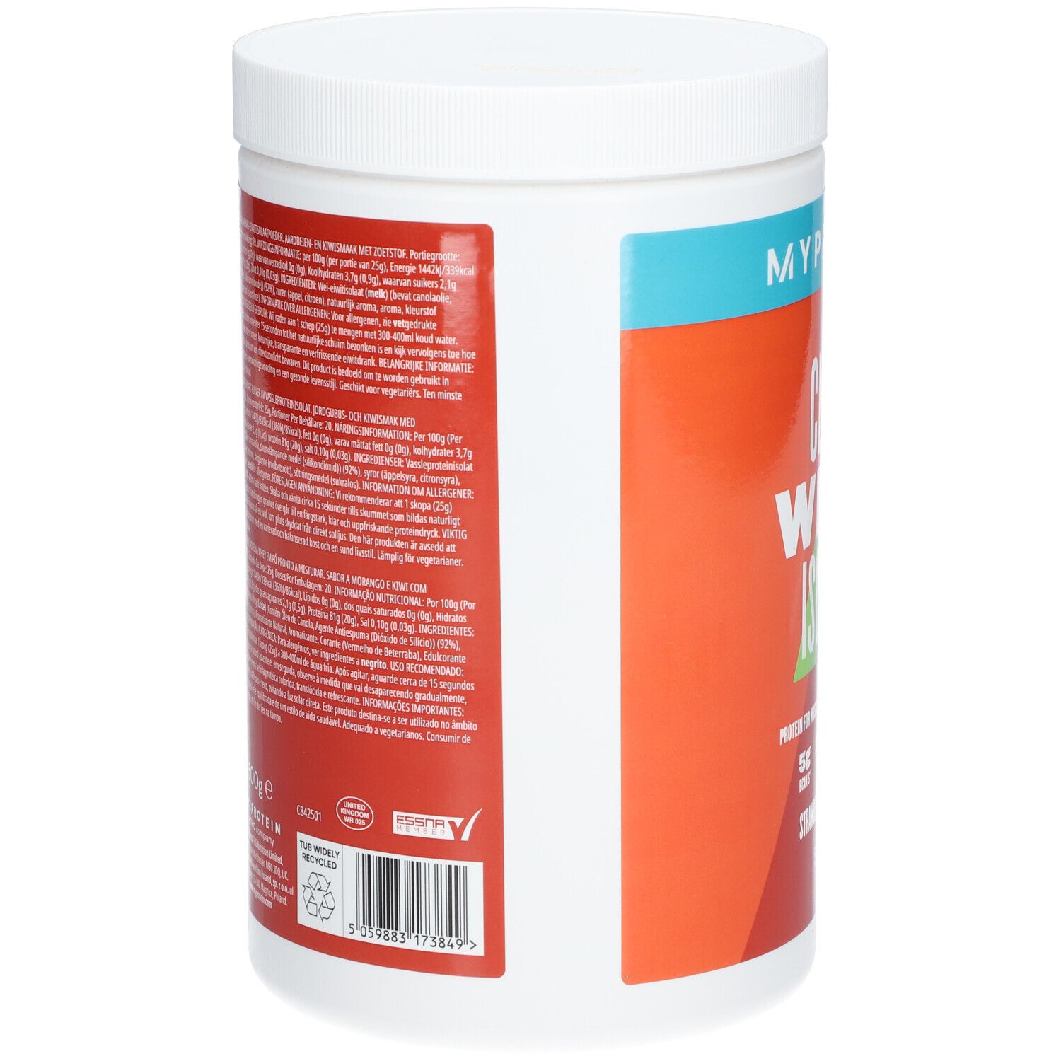 MYPROTEIN Clear Whey Protein Fraise Kiwi