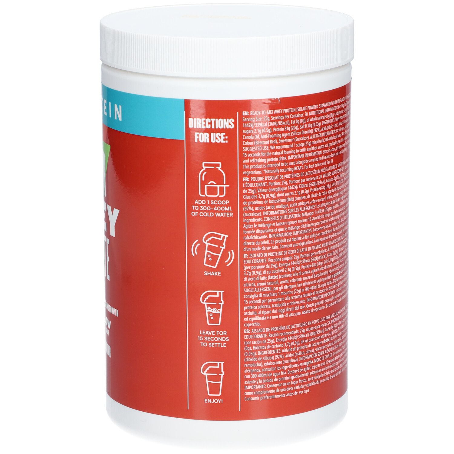 MYPROTEIN Clear Whey Protein Fraise Kiwi