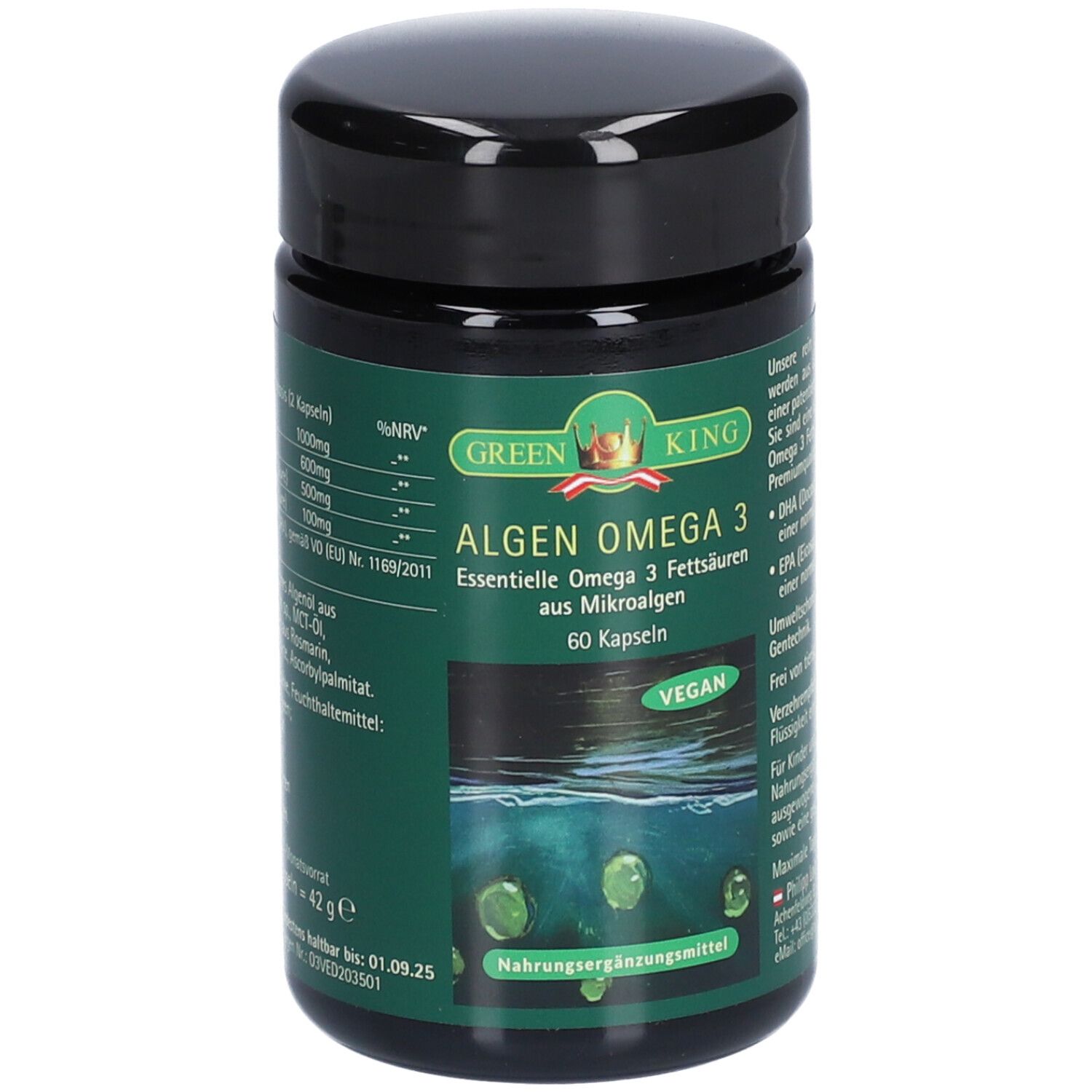 Green King Algen Omega 3