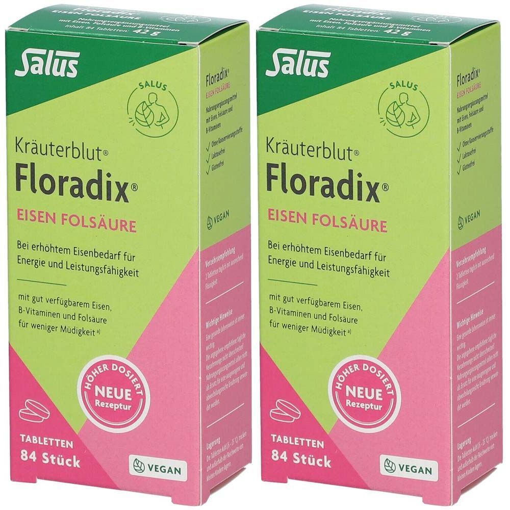 SALUS® Sang aux herbes® Floradix® Fer Acide folique