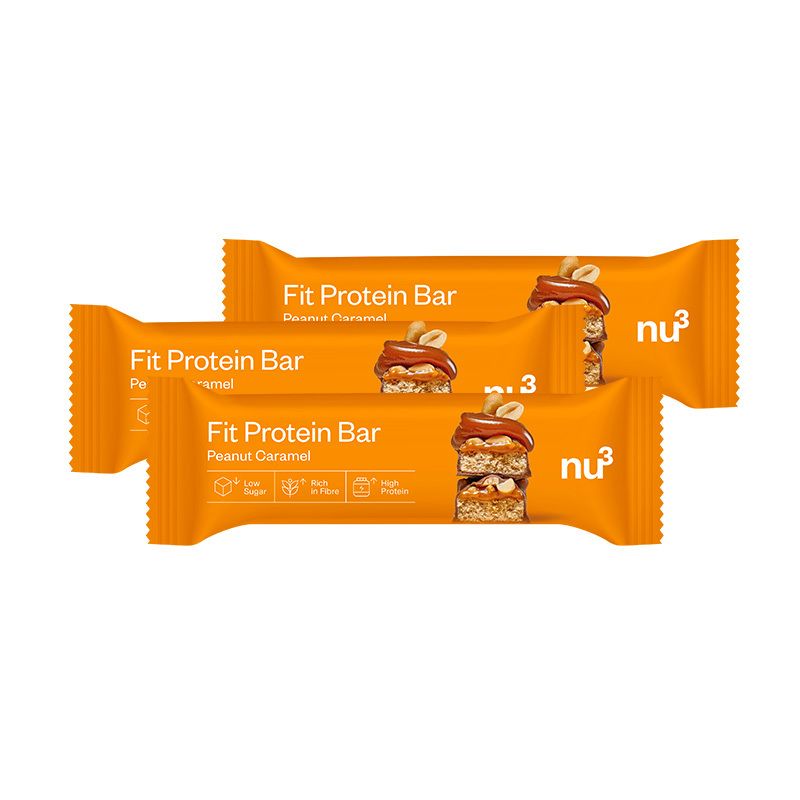 nu3 Fit Protein Bar Cacahuètes-Caramel