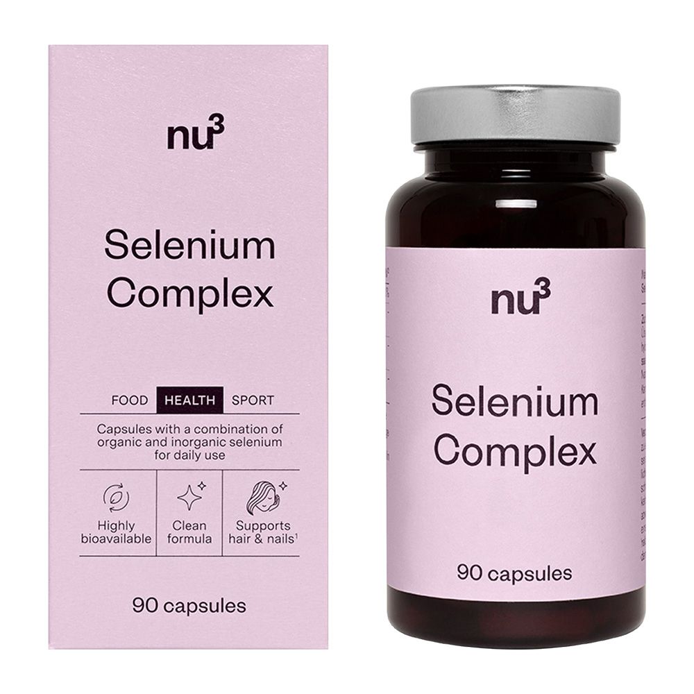 Un emballage et un flacon de nu3 Sélénium Complexe, 90 gélules.