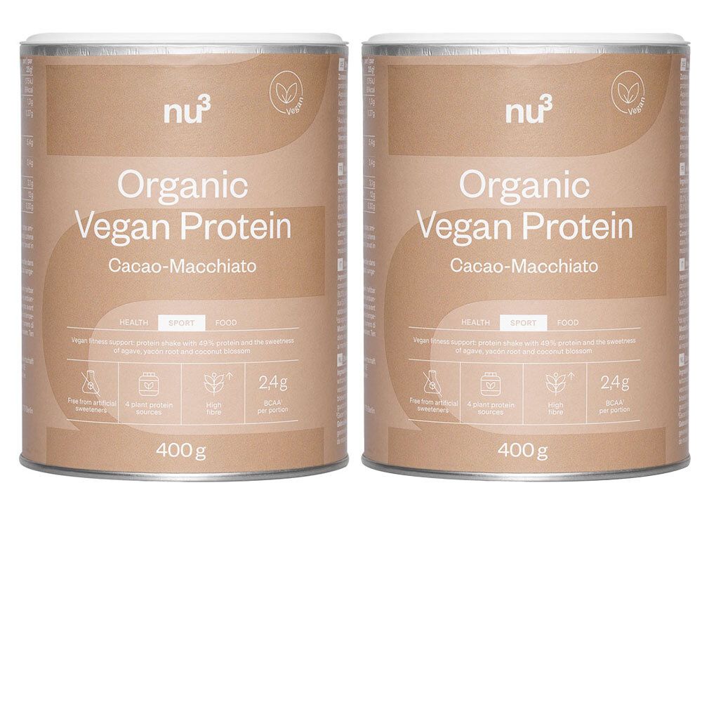 nu3 Bio Vegan Protein Shake Cacao-Macchiato