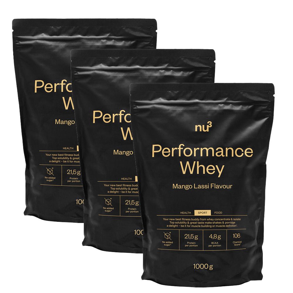 nu3 Performance Whey Mango Lassi