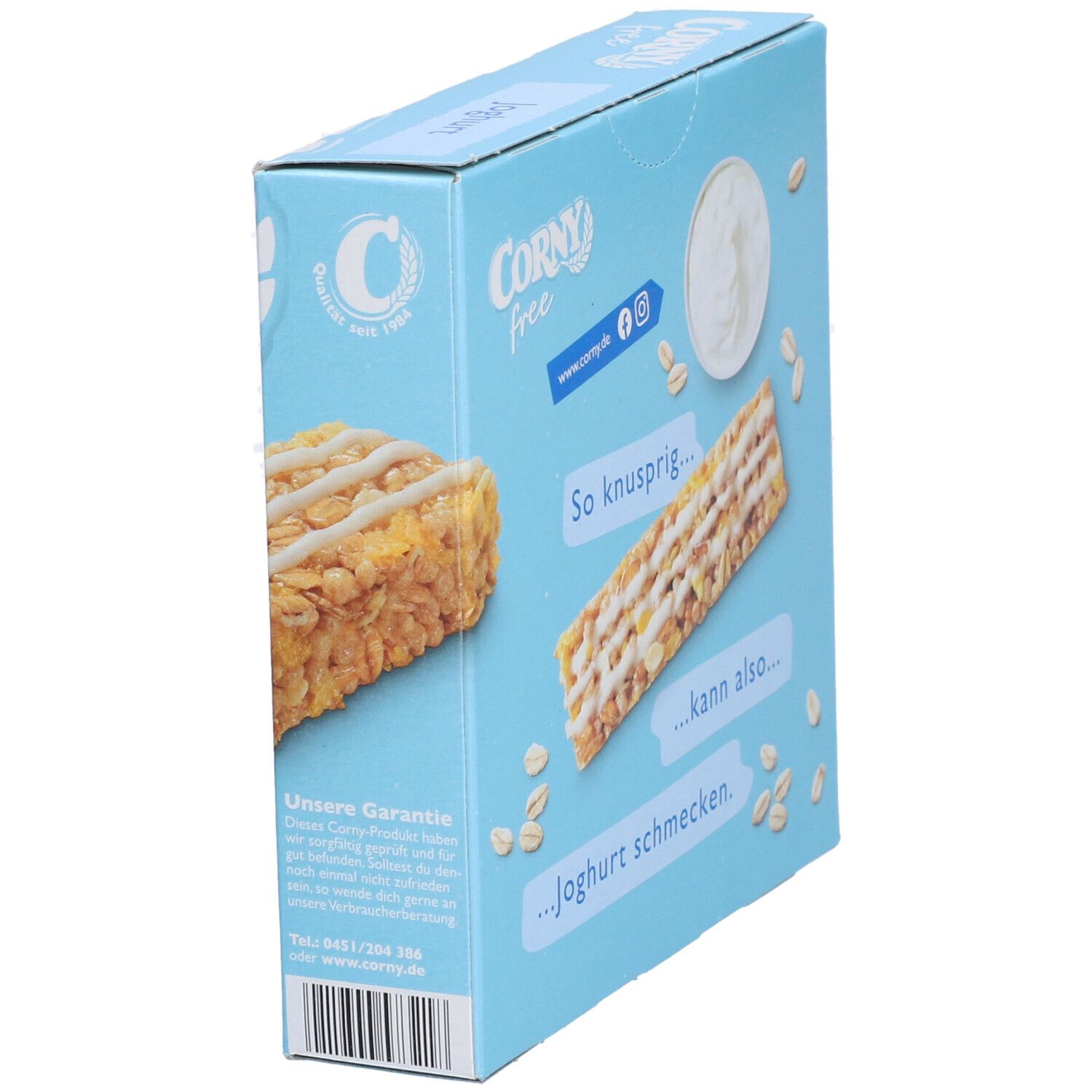 CORNY Free Barres Yaourt sans sucre ajouté