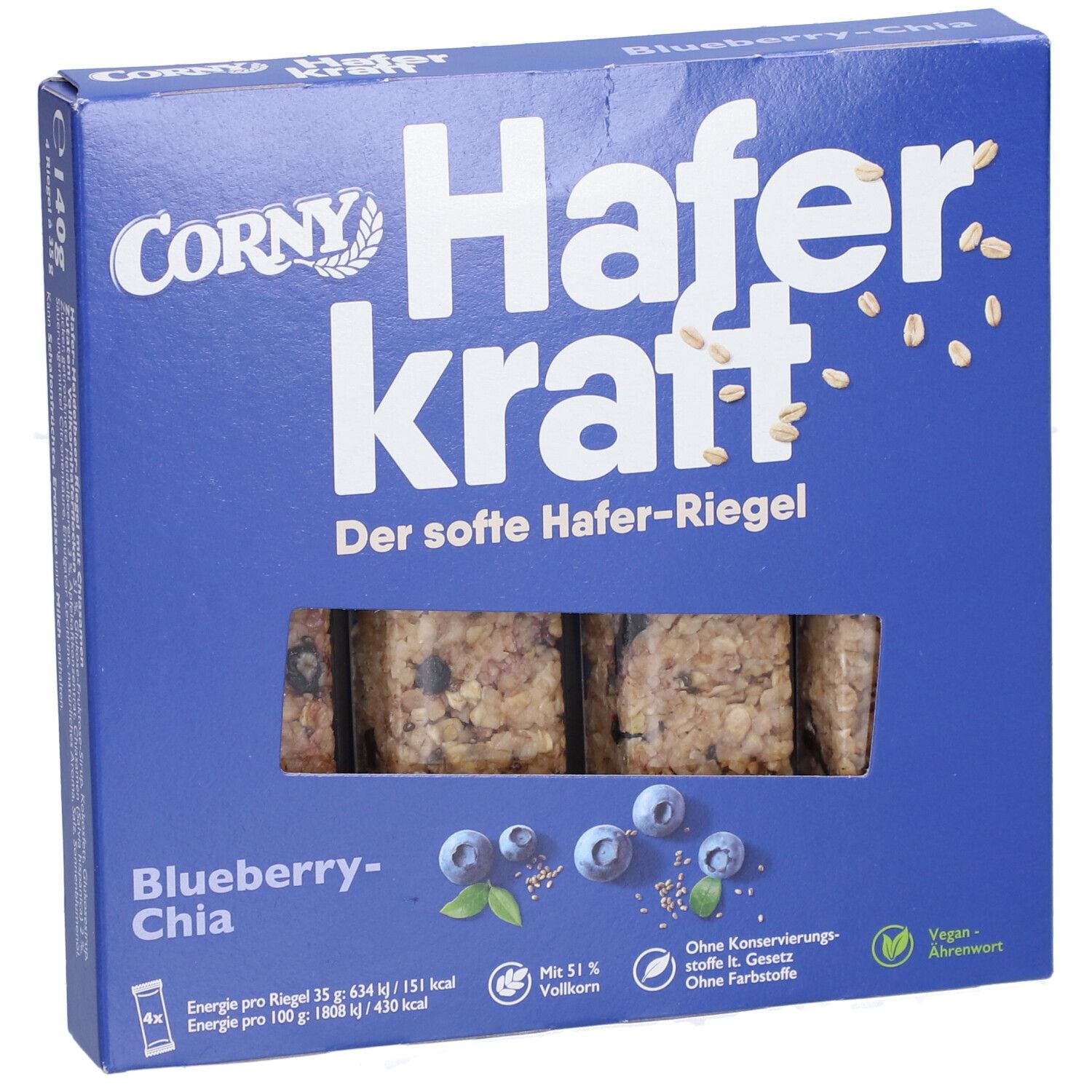 CORNY Haferkraft Blueberry-Chia
