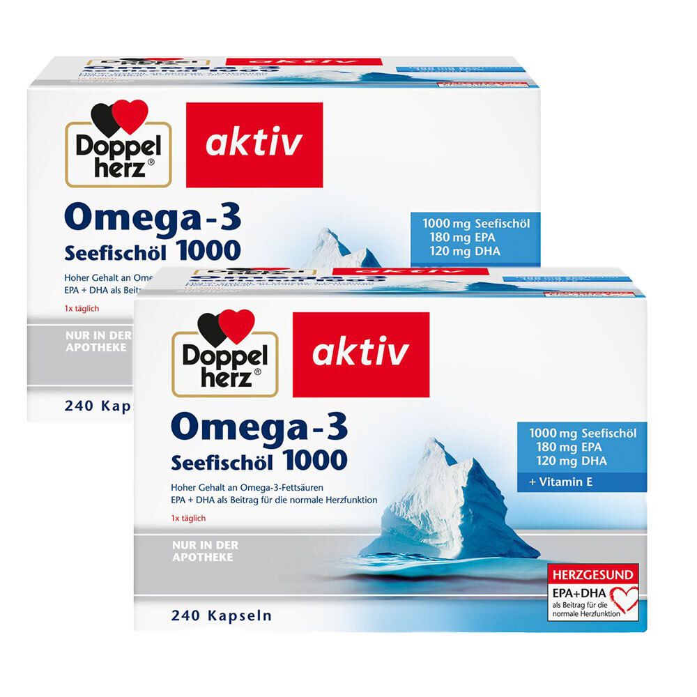 Doppelherz® aktiv Omega-3 Seefischöl 1000