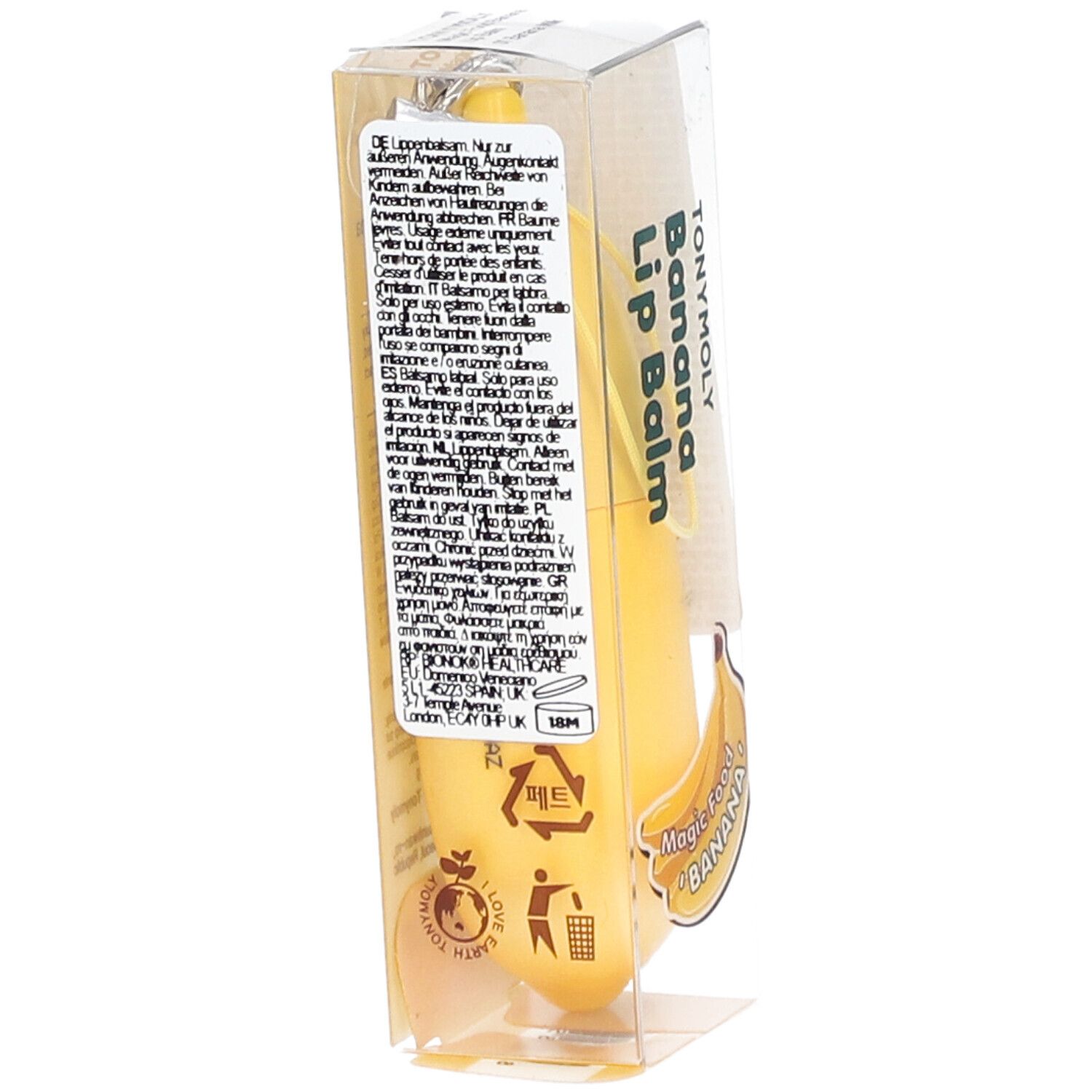 TONYMOLY MAGIC FOOD MINI BANANA LIP BALM - Lippenbalsam