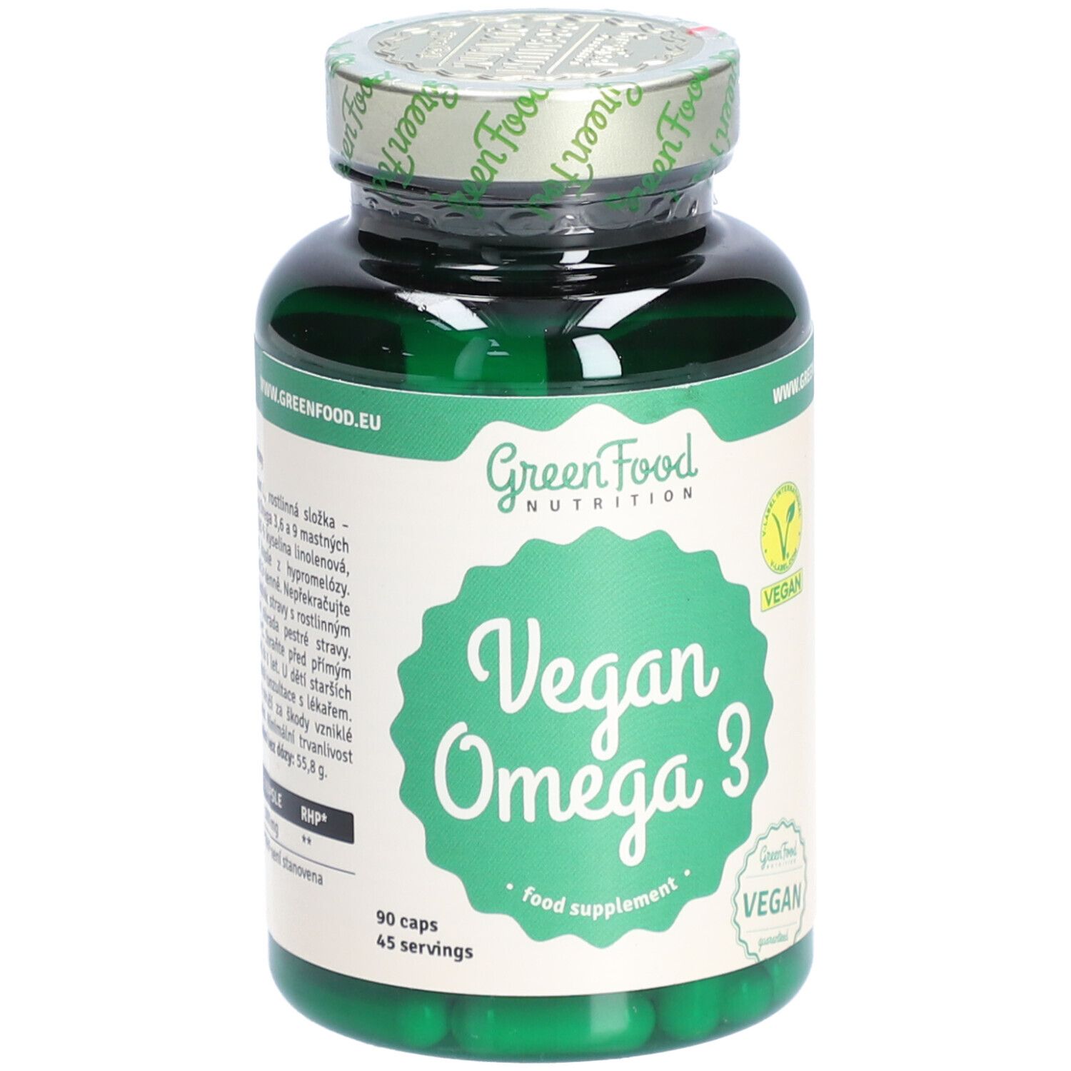 GREENFOOD NUTRITION Vegan Oméga 3, 6, 9