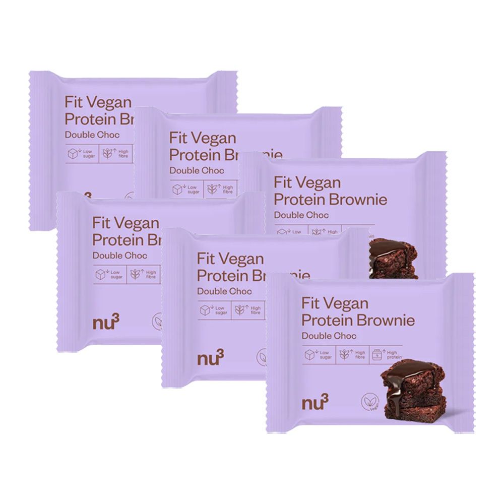 nu3 Fit Vegan Protein Brownie 6er-Pack