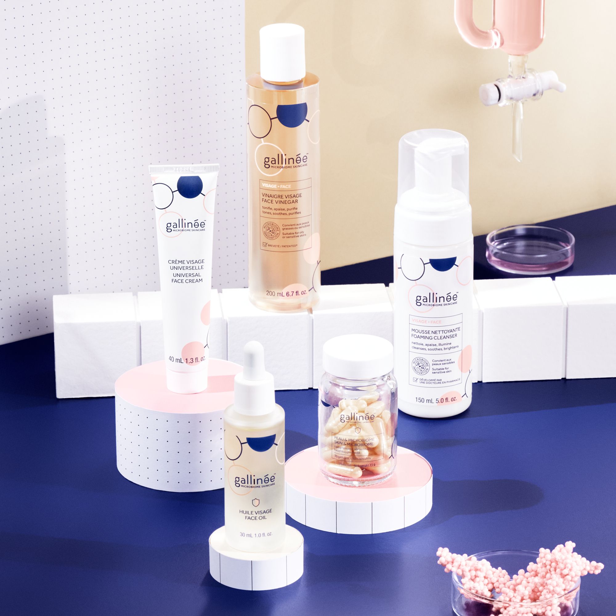 Gallinée Face Vinegar - Sanfte Lotion für einen strahlenden und gesunden Teint - für empfindliche Haut geeignet