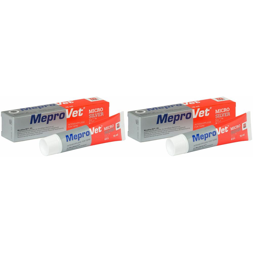 MEPRO Vet MICROSILVER BG-Gel Wundpflege f.Tiere Doppelpack