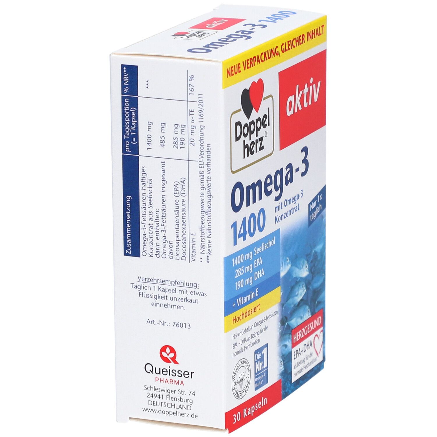 DOPPELHERZ® Omega-3 1400 mg