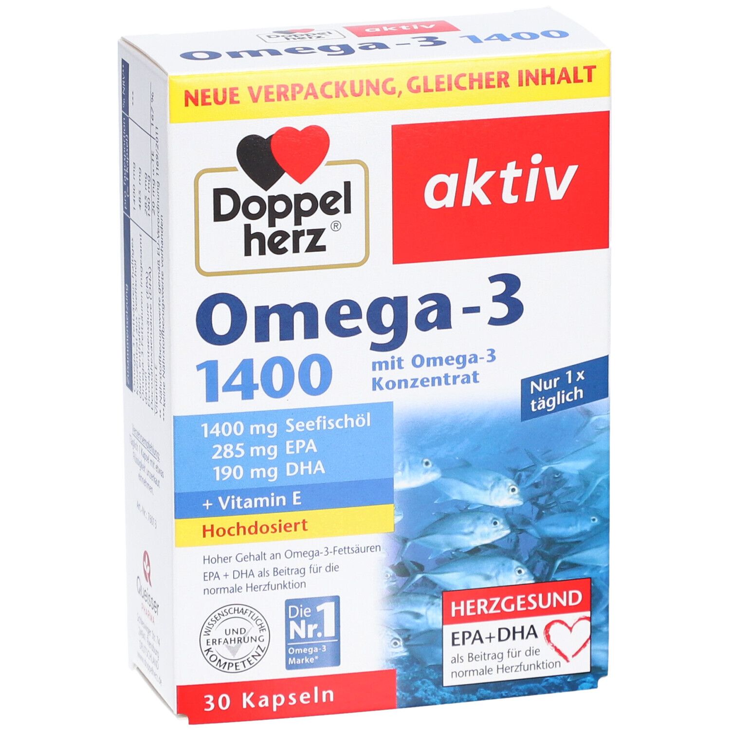 Doppelherz® aktiv Omega-3 1400 Kapseln