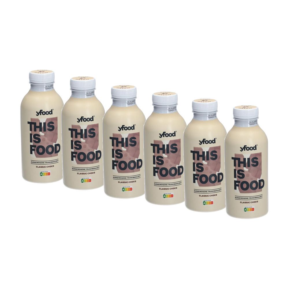 YFood Drink Classic Choco 500 ml 6er-Pack