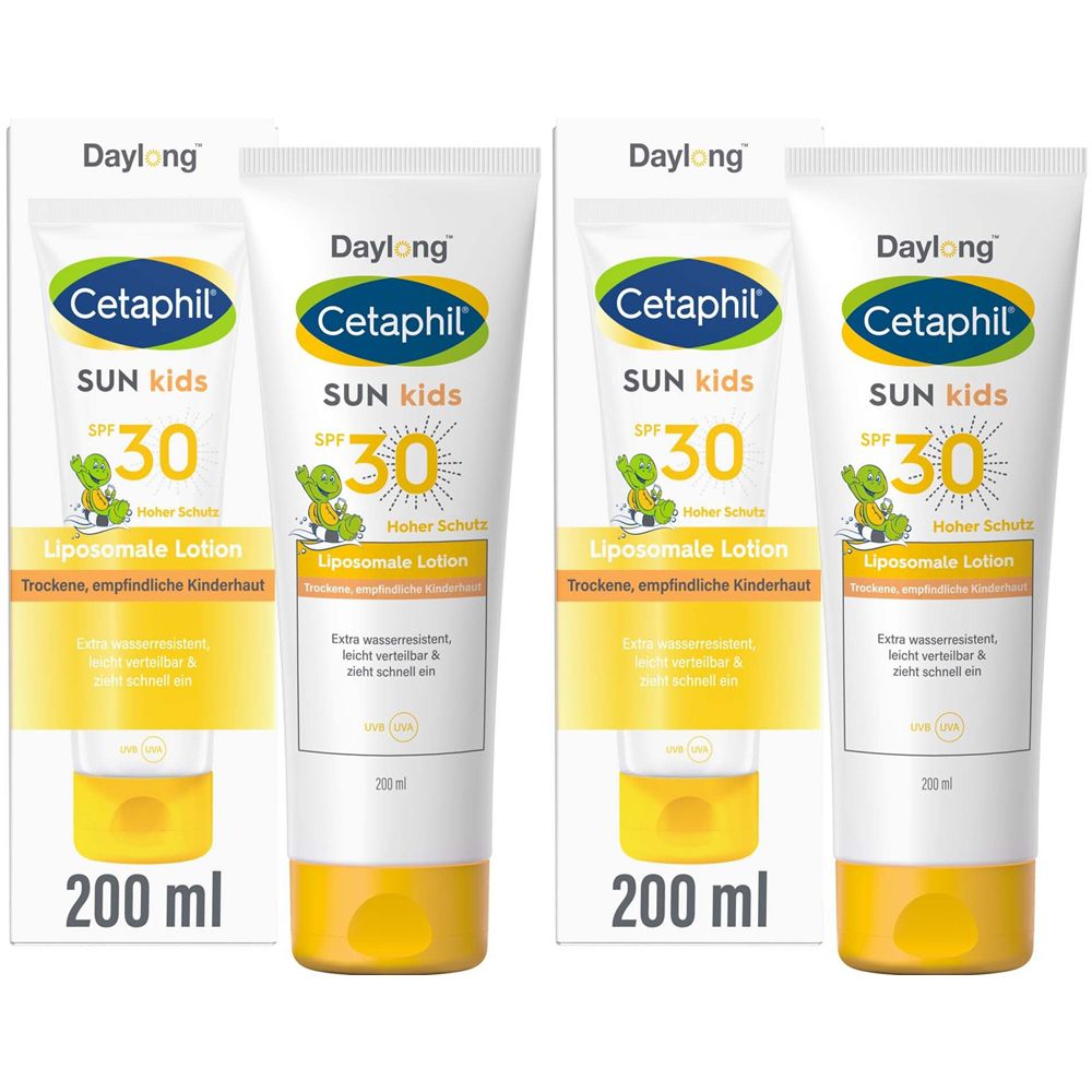 CETAPHIL SUN Kids Lotion liposomale SPF 30 Protection solaire pour la peau des bébés et des enfants