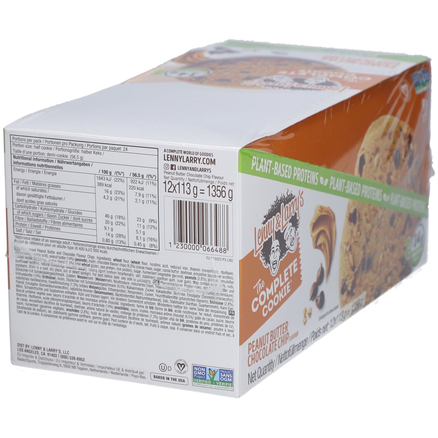 Lenny & Larry’s The Complete Cookie® Erdnussbutter-Schokoladenstückchen