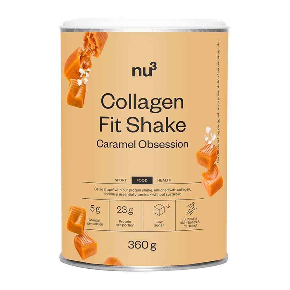 nu3 Collagen Fit Shake Caramel Obsession