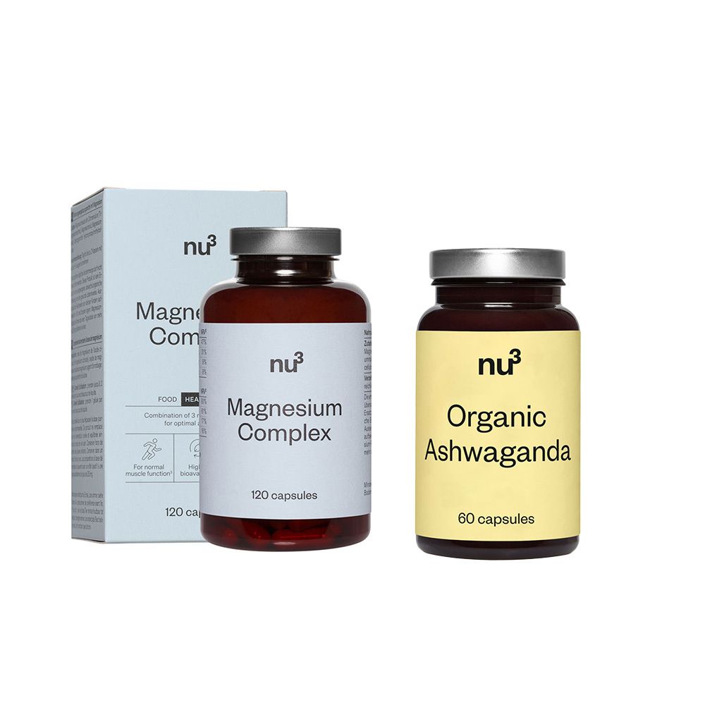 Set nu3 Ashwagandha bio + nu3 Magnesium Complex