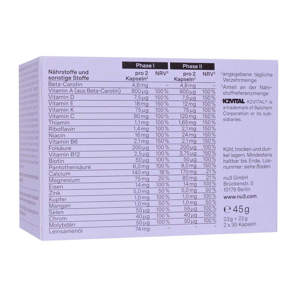 nu3 Cycle Phase Essentials