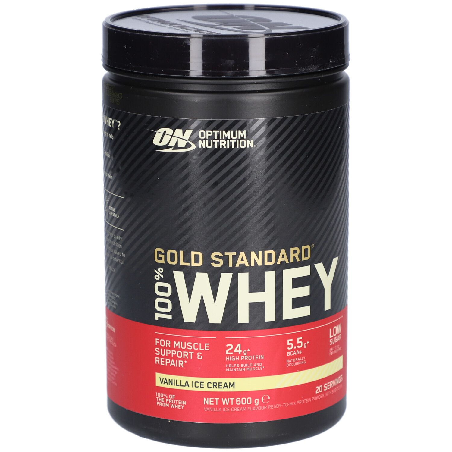 Optimum Nutrition 100% Whey Gold Standard Crème glacée à la vanille