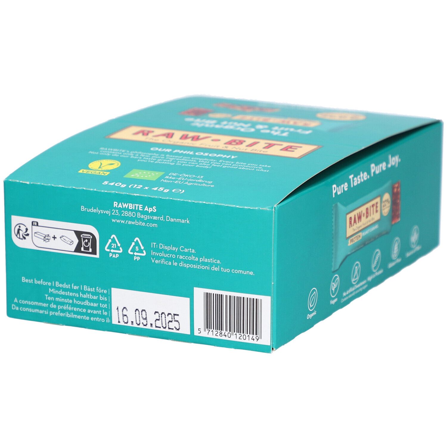 RAWBITE Protein Peanut Caramel