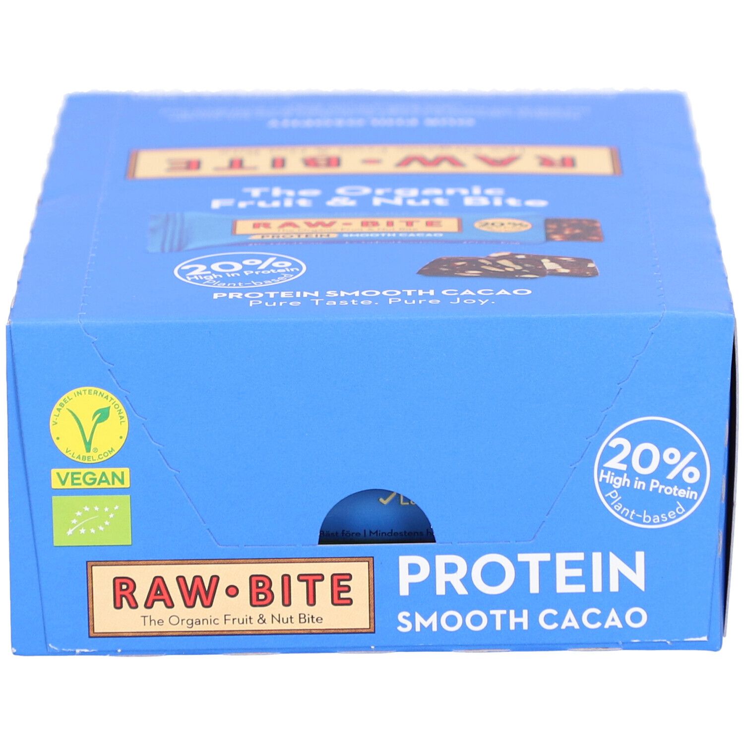 RAWBITE Barres protéinées au cacao doux